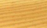 colourless mat colour sample on pine wood